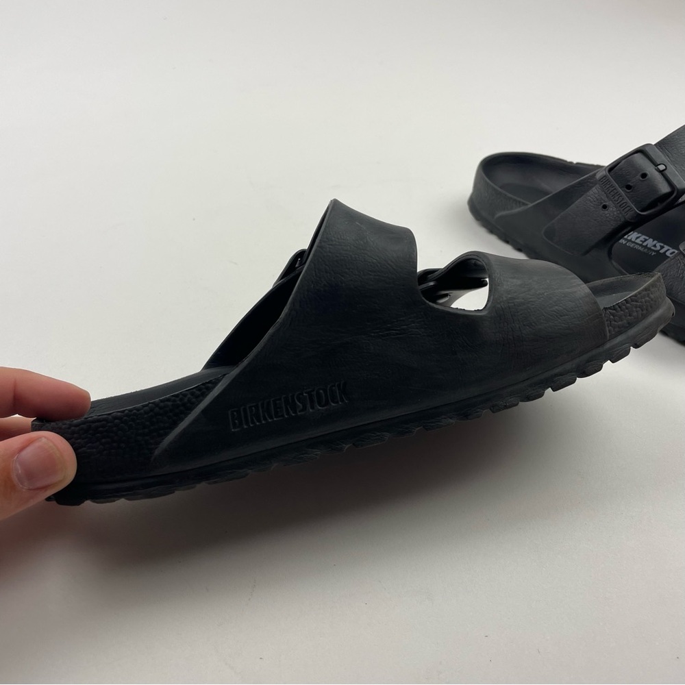 Birkenstock Arizona Essential Eva Women’s US 6-6.5/EU 37 Black Slides Sandals - Picture 7 of 8